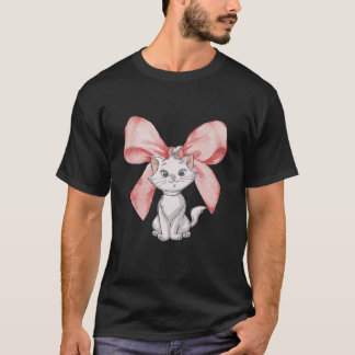 Disney The Aristocats Big Bow Marie Watercolor T-Shirt