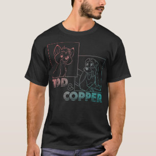 Disney The Fox and the Hound Tod & Copper Gradient T-Shirt