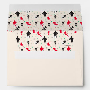 Disney The Incredibles Christmas Pattern Envelope