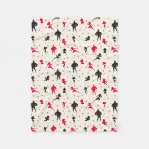 Disney   The Incredibles   Christmas Pattern Fleece Blanket