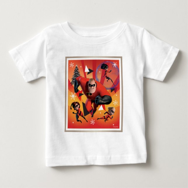 Disney | The Incredibles | Holiday Heroes Baby T-Shirt (Front)