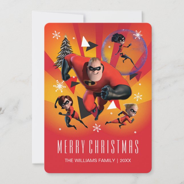Disney | The Incredibles | Holiday Heroes Card (Front)