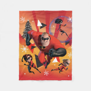 Disney   The Incredibles   Holiday Heroes Fleece Blanket