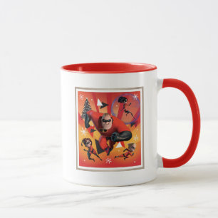 Disney The Incredibles Holiday Heroes Mug
