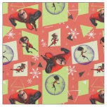 Disney | The Incredibles | Retro Holiday Pattern Fabric