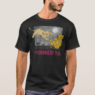 Disney The Lion King Pinned Ya Young Simba & Nala  T-Shirt