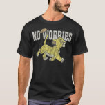 Disney The Lion King Simba No Worries Simple T-Shirt