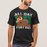 Disney The Lion King Timon &amp; Pumbaa All Day Text P T-Shirt