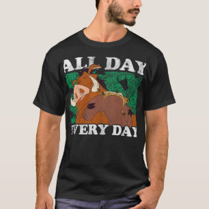Disney The Lion King Timon & Pumbaa All Day Text P T-Shirt