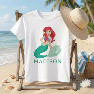 Disney The Little Mermaid Ariel Personalized Name Tri-Blend Shirt