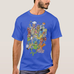Disney The Muppets Main Characters Distressed Grou T-Shirt