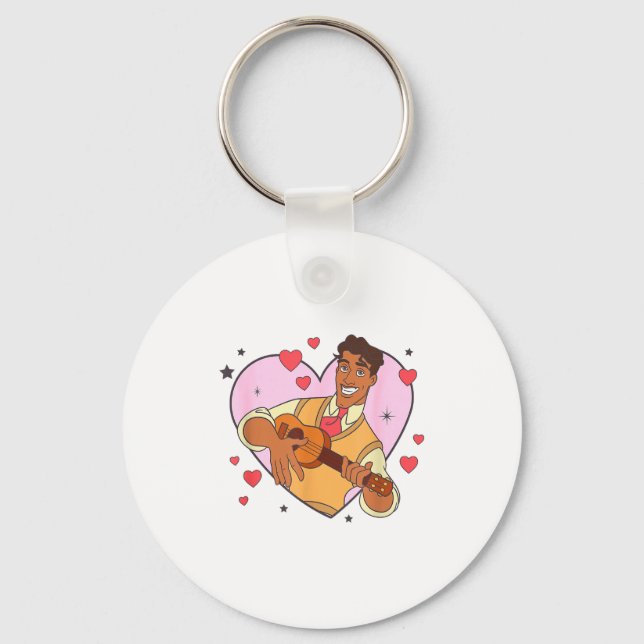 Disney The Princess And The Frog Valentines Day Na Keychain (Front)