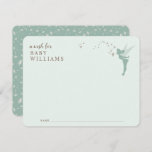 Disney Tinker Bell A Wish for Baby Shower Note Card