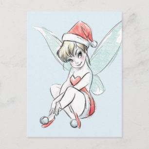 Disney   Tinker Bell   Holiday Cheer Quote Postcard