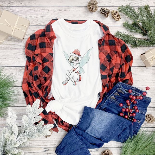 Disney | Tinker Bell | Holiday Cheer Quote T-Shirt (Creator Uploaded)