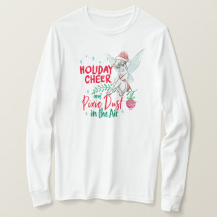 Disney Tinker Bell Holiday Cheer Quote T-Shirt