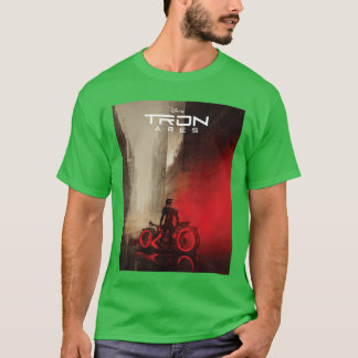Disney TRON Ares Lightcycle City Official Movie Po T-Shirt