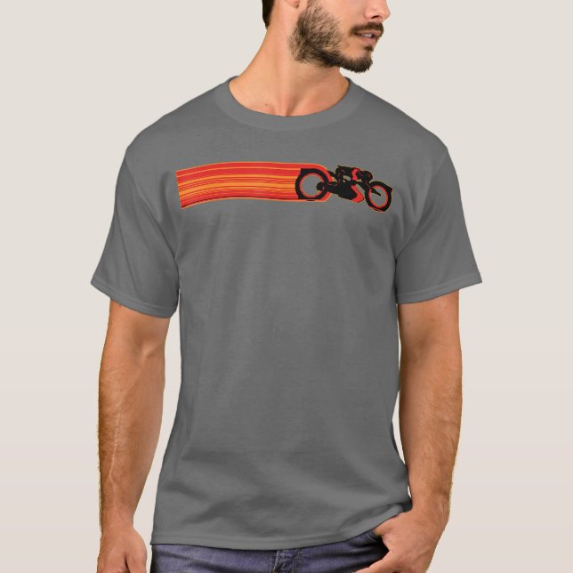 Disney TRON Ares Lightcycle Race Light Streak T-Shirt (Front)