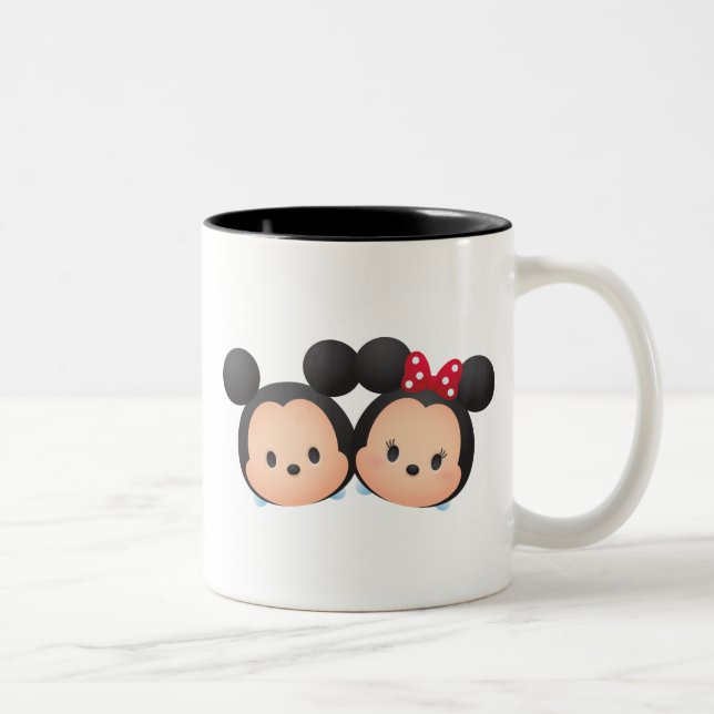 Disney "Tsum Tsum" Mickey and Minnie Two-Tone Coffee Mug (Right)