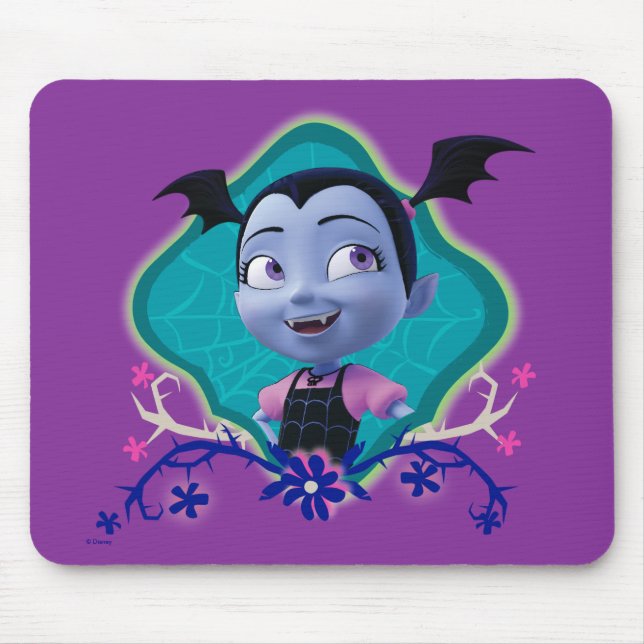 Disney | Vampirina - Vee - Gothic Floral Mouse Pad (Front)