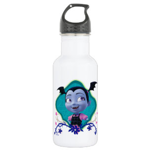 Disney   Vampirina - Vee - Gothic Floral Stainless Steel Water Bottle