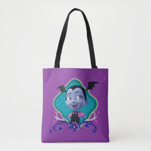 Disney Vampirina - Vee - Gothic Floral Tote Bag
