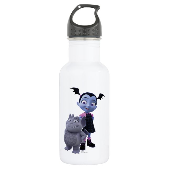 Disney | Vampirina - Vee & Gregoria - Cool Gothic Stainless Steel Water Bottle (Front)