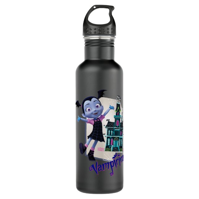 Disney | Vampirina - Vee - Haunted House Stainless Steel Water Bottle (Front)