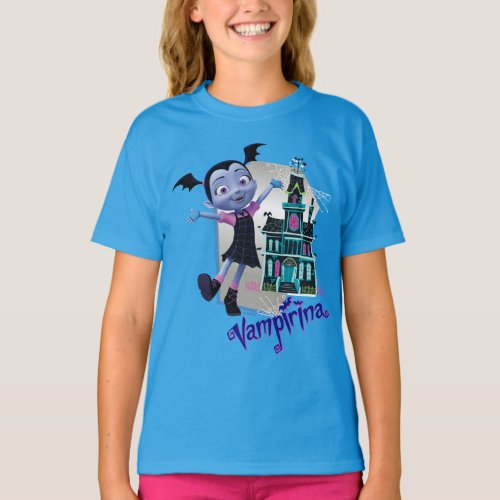 Disney  Vampirina _ Vee _ Haunted House T_Shirt