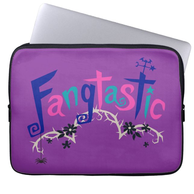 Disney | Vampirina - Vee - Spooky Typography Laptop Sleeve (Front)