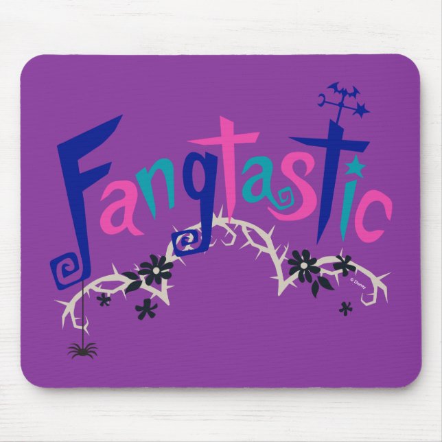 Disney | Vampirina - Vee - Spooky Typography Mouse Pad (Front)
