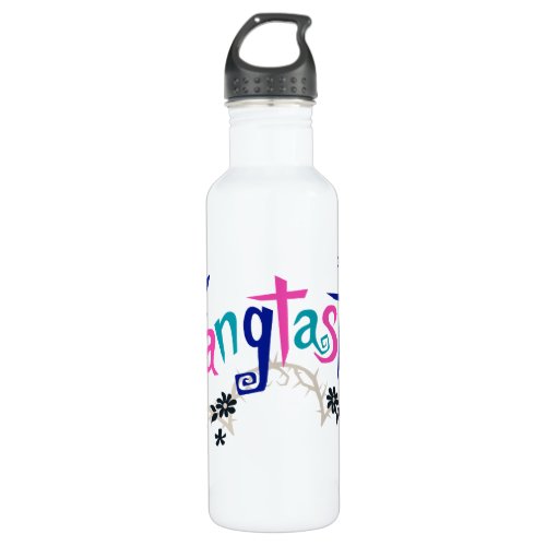 Disney  Vampirina _ Vee _ Spooky Typography Stainless Steel Water Bottle