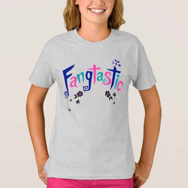 Disney | Vampirina - Vee - Spooky Typography T-Shirt (Front)