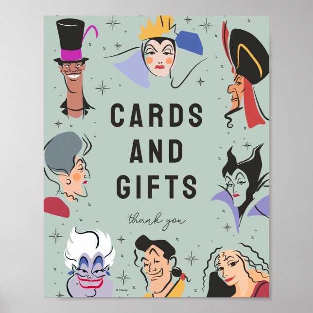 Disney Villains Birthday - Cards & Gifts Poster (Front)
