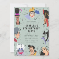 Disney Villains Birthday - Sage Green