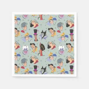 Disney Villains Birthday - Sage Green Napkins