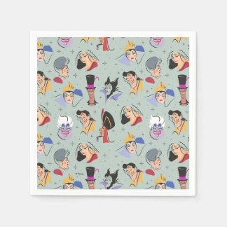Disney Villains Birthday - Sage Green Napkins