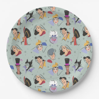 Disney Villains Birthday - Sage Green Paper Plates
