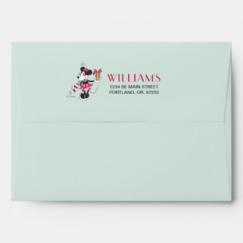 Disney  Vintage Holiday Minnie Envelope