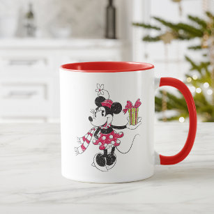 Disney   Vintage Holiday Minnie Mug