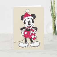 Disney | Vintage Mickey - Festive Fun Holiday Card