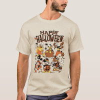 Disney Vintage Mickey Friends Happy Halloween