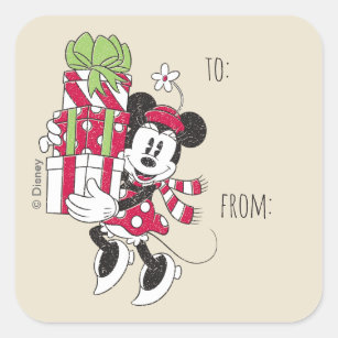 Festive Cheer: Mickey Mouse Gifts Holiday Real Big - Disney Removable Adhesive Wall Decal XL