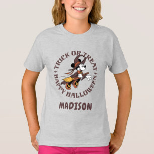 Disney Vintage Minnie Witch Happy Halloween T-Shirt