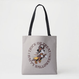 Disney Vintage Minnie Witch Happy Halloween Tote Bag