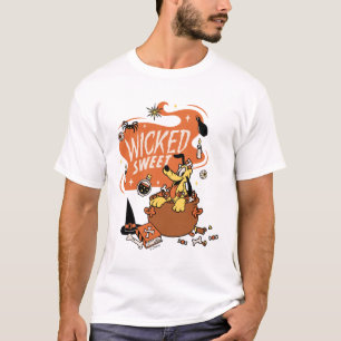 Disney Vintage Pluto Wicked Sweet Halloween T-Shirt