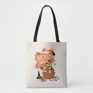 Disney Vintage Pluto Wicked Sweet Halloween Tote Bag