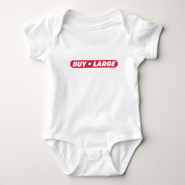 Disney WALL-E "Buy N Large" Logo Baby Bodysuit (Front)