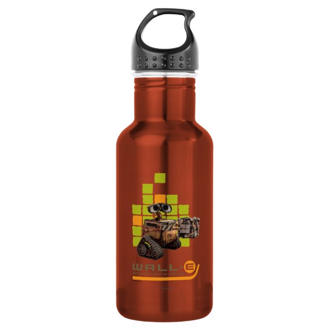 Disney WALL-E Giving Metal Stainless Steel Water Bottle (Front)
