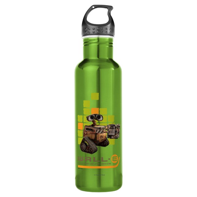 Disney WALL-E Giving Metal Water Bottle (Front)